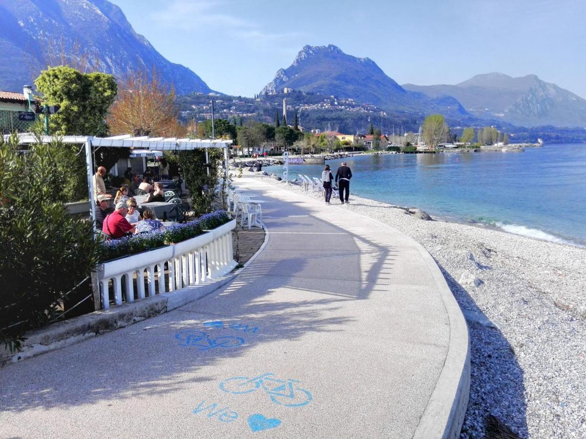 Ferienwohnung am Gardasee, mit Dachterrasse, nähe See Toscolano-Maderno Exterior foto